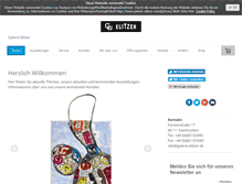 Tablet Screenshot of galerie-elitzer.com